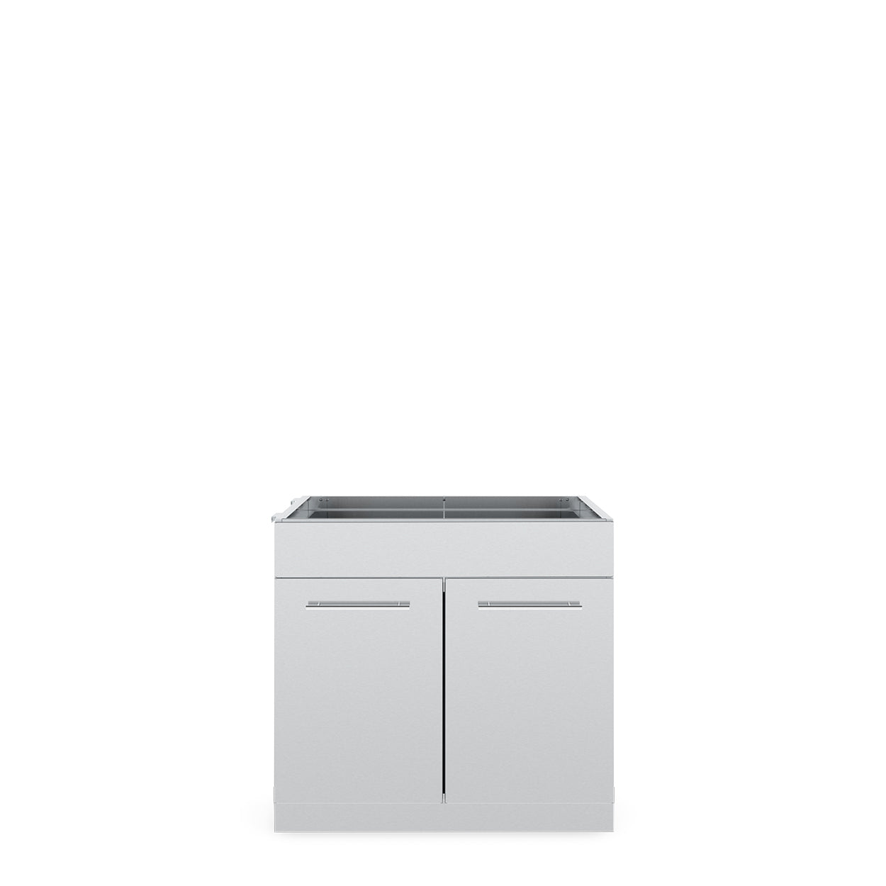 Gabinete de acero inoxidable de 2 puertas