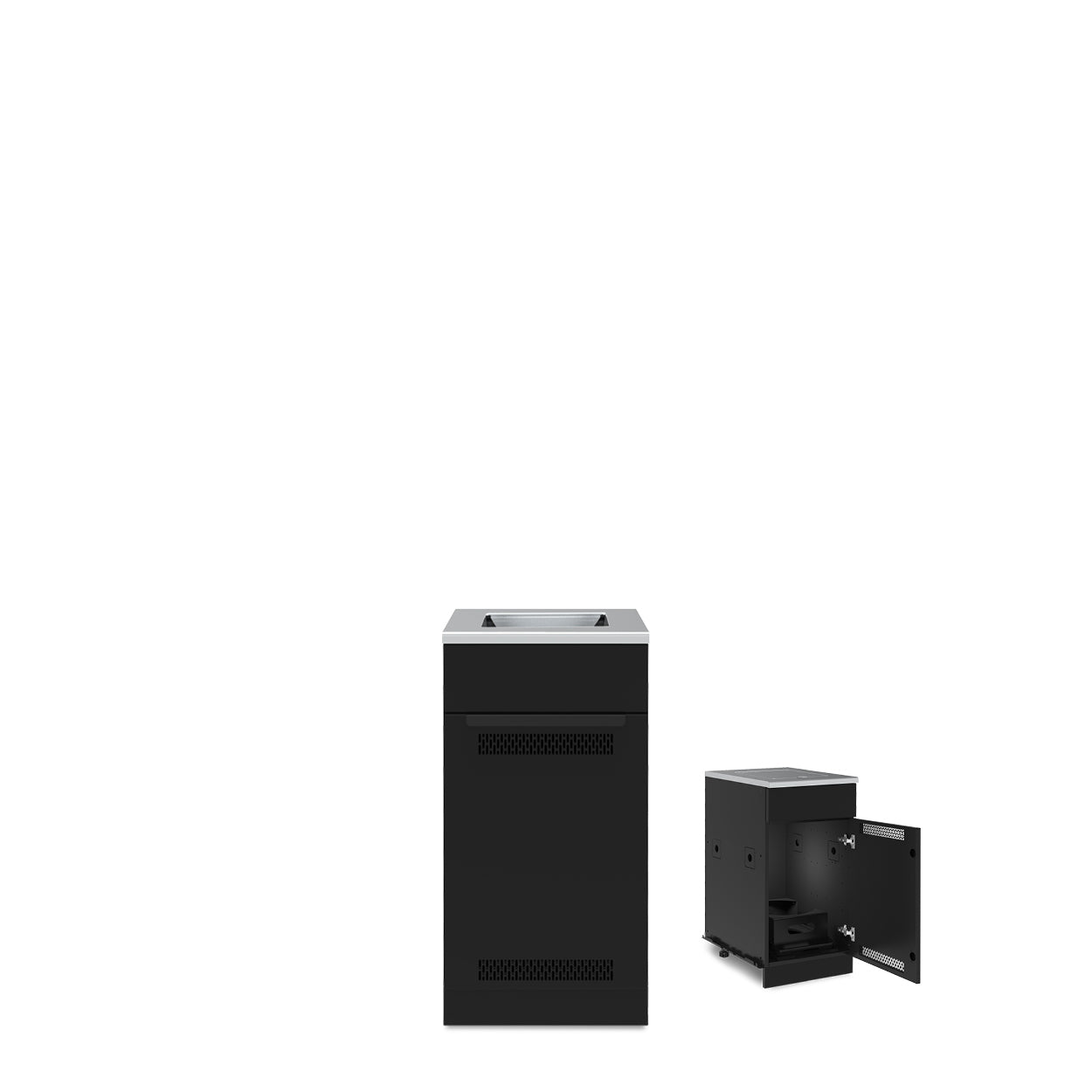 Gabinete de tanque/quemador lateral Baron