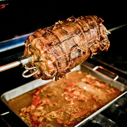 Kit de espeto giratório universal de luxo