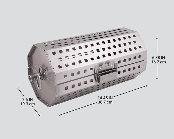 Cesto giratório para rotisserie