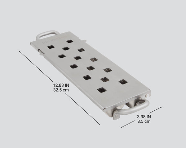 Caixa fumadora premium em aço inoxidável