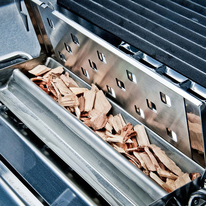 Caixa fumadora premium em aço inoxidável