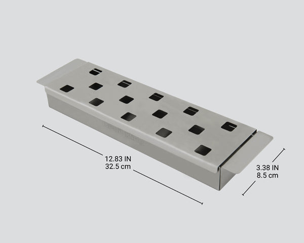Caja de ahumado de acero inoxidable