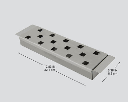 Caja de ahumado de acero inoxidable