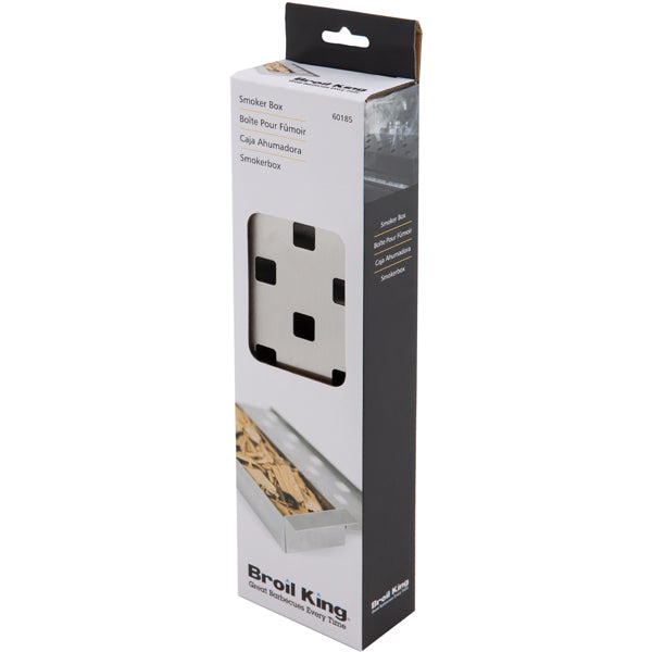 Caja de ahumado de acero inoxidable